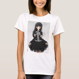 Camiseta "Parte superior sleveless de Lolita gótico"