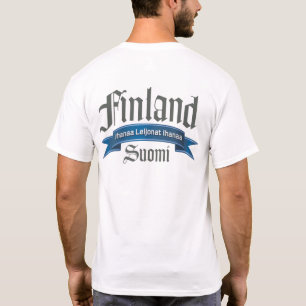 Camiseta Parte traseira de Finlandia Ihanaa Leijonat