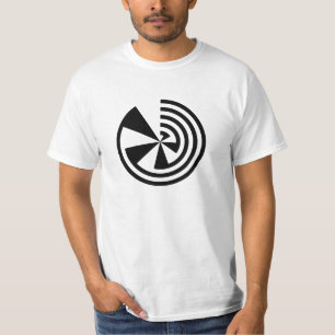 Camiseta parte traseira do logotipo
