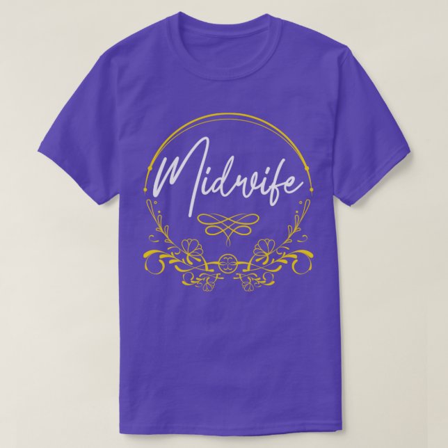 Camiseta Parteira de Parto Doula Midwifery (Frente do Design)