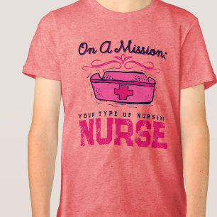 Camiseta Parteira Enfermeira Certificada CNA Gráfica Regist