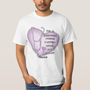 Camiseta Parteira Enfermeira Purple Heart