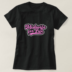 Camiseta Parteira para o Trabalho de Vida e Presente de Ent