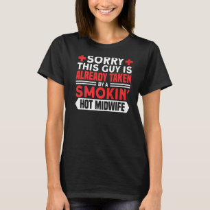 Camiseta Parteira Quente Para Parteira