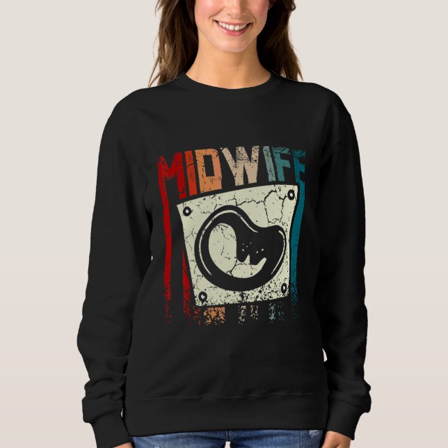 Camiseta Parteira Vintage Retro (Frente)