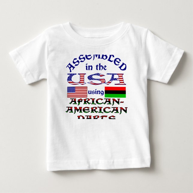 Camiseta Partes Afro-Americanas (Frente)
