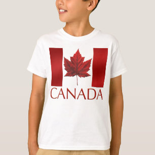 Camiseta Partes superiores da lembrança do miúdo de Canad