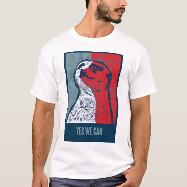 Camiseta Partes superiores de Barack Omeerkat (Frente)