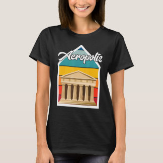 Camiseta Parthênon Acropolis Grécia da cidade grega Ruin At