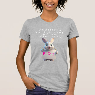 Camiseta Participante involuntário de uma idiocracia