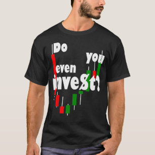 Camiseta Participante no investidor numa bolsa de valores e