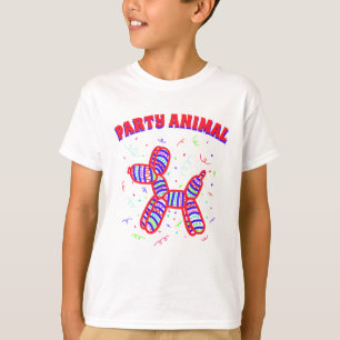 Camiseta Partido Animal Balloon Dogs Party