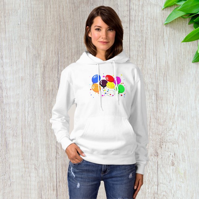 Camiseta Partido Balões Mulheres Hoodie (Criador carregado)