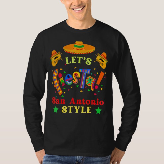 Camiseta Partido Bebendo Fiesta San Antonio Cinco De M (Frente)