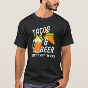 Camiseta Partido Bebendo Tacos E Beer Cinco De Mayo