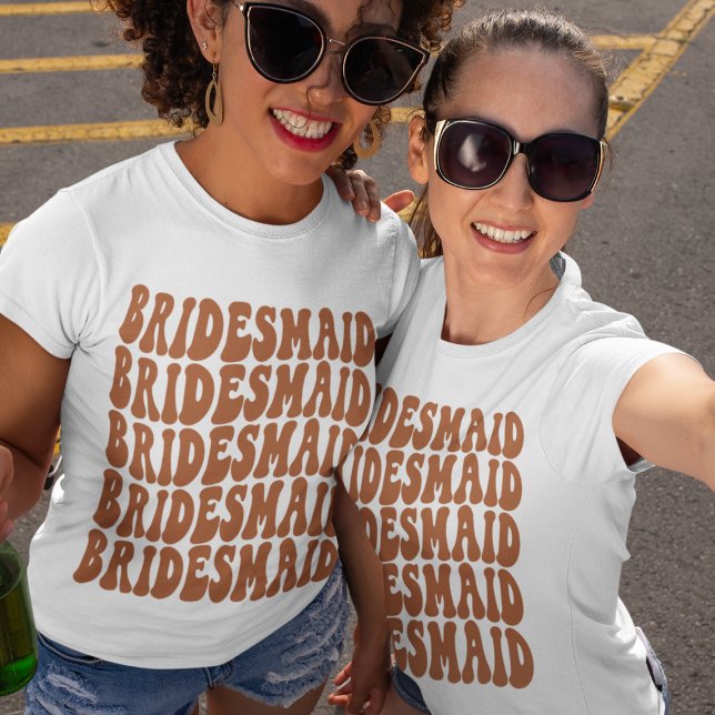 Camiseta Partido Bridal da Correspondência Personalizada de (Criador carregado)