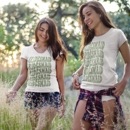 Camiseta Partido Bridal da Correspondência Personalizada Ve