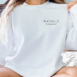 Camiseta Partido Bridal Personalizado do Casamento de Donal<br><div class="desc">Nossas camisas de bolso do Partido Bridal de Dama de Doninha Personalizadas são a maneira perfeita de expressar sua gratidão para com sua festa noiva e fazê-las se sentirem mais especiais durante suas festas de casamento. Estas camisas personalizáveis apresentam bolsos convenientes e podem ser personalizadas com os nomes ou funções...</div>