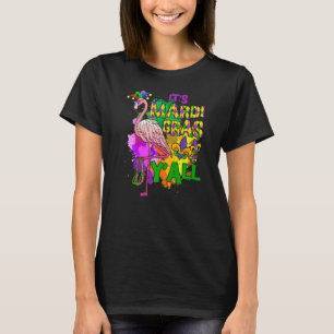 Camiseta Partido Carnaval Idea Flamingo Mardi Gras Premium