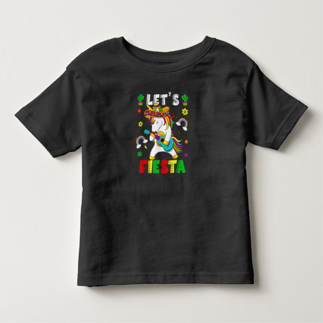 Camiseta Partido Cinco de Mayo permite Fiesta dançar mexica (Frente)