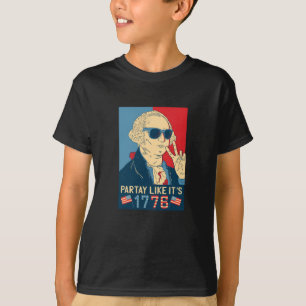 Camiseta Partido Como Patriota Para O Quarto De Julho