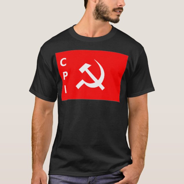 Camiseta Partido Comunista da Índia (Frente)