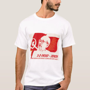 Camiseta Partido Comunista Vietnamita 75 Aniversário Propa