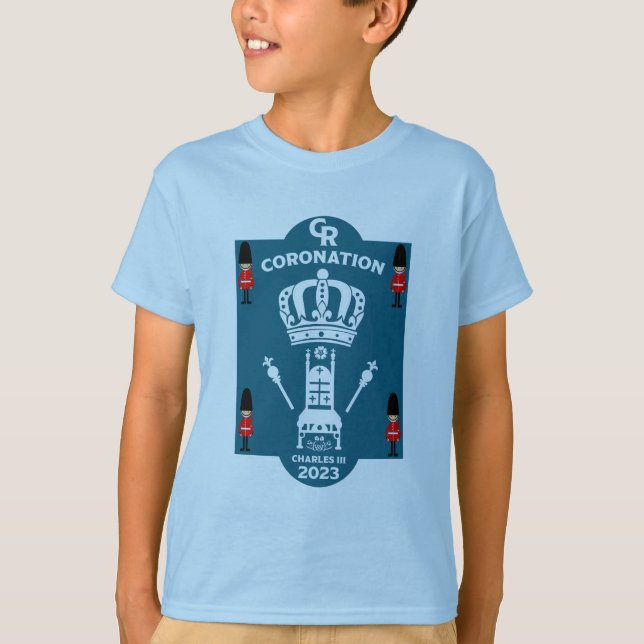 Camiseta Partido da Rua da Coronação King Charles III (Frente)