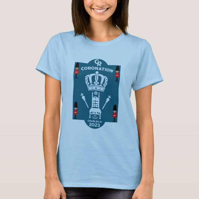 Camiseta Partido da Rua da Coronação King Charles III (Frente)