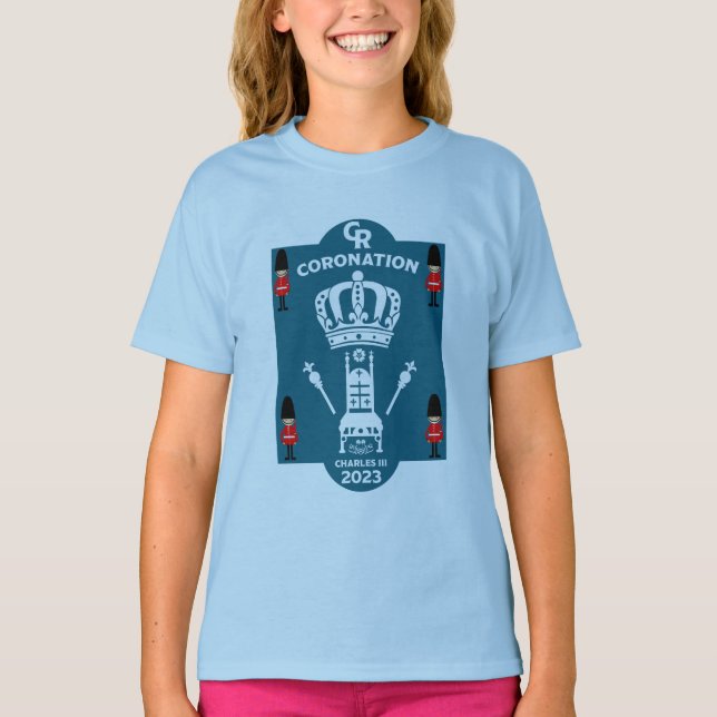 Camiseta Partido da Rua da Coronação King Charles III (Frente)