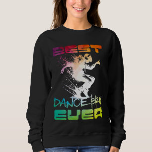Camiseta Partido da Silhueta Vibrante da melhor dança legal