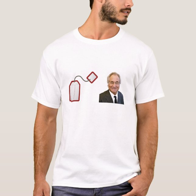 Camiseta Partido de Bernie Madoff do saquinho de chá (Frente)