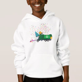Camiseta Partido de Caminhão de Lixo do reciclagem