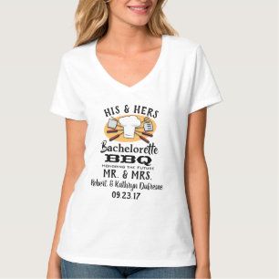 Camiseta Partido de CHURRASCO de Solteiro/Bachelorette comb