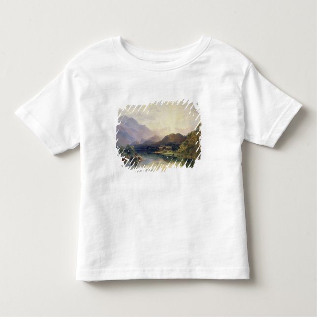 Camiseta Partido de pesca no Loch Achray, com uma opinião (Frente)