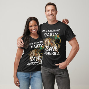 CAMISETA PARTIDO DEMOCRATA FW FV HG LIBERDADE IGUALDADE LIB