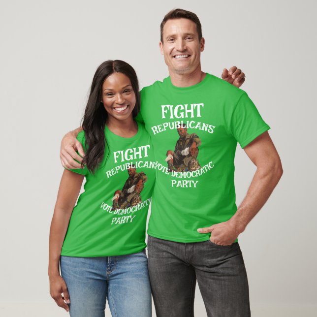CAMISETA PARTIDO DEMOCRATA MENTIROSO LIBERDADE IGUALDADE (Unissex)