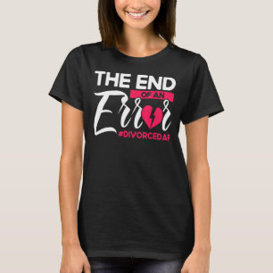 Camiseta Partido Divorcioso Feliz O Fim De Um Divorcedaf De