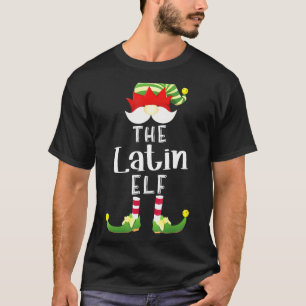Camiseta Partido do Natal do Grupo Elf em Latim