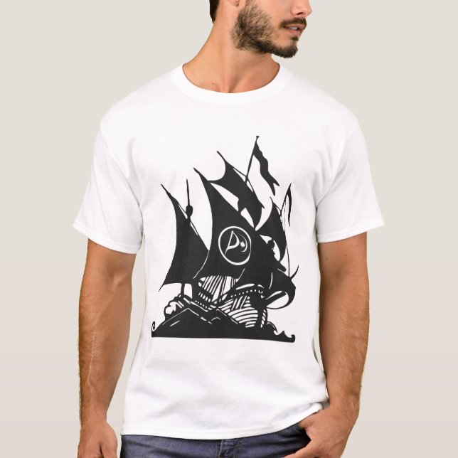 Camiseta Partido do pirata do navio de Canadá (Frente)