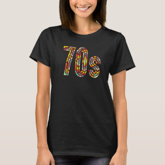 Camiseta Partido dos Anos setenta Vintage de 1970, na décad