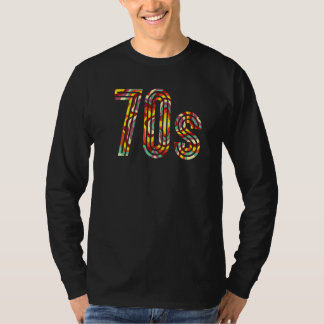 Camiseta Partido dos Anos setenta Vintage de 1970, na décad