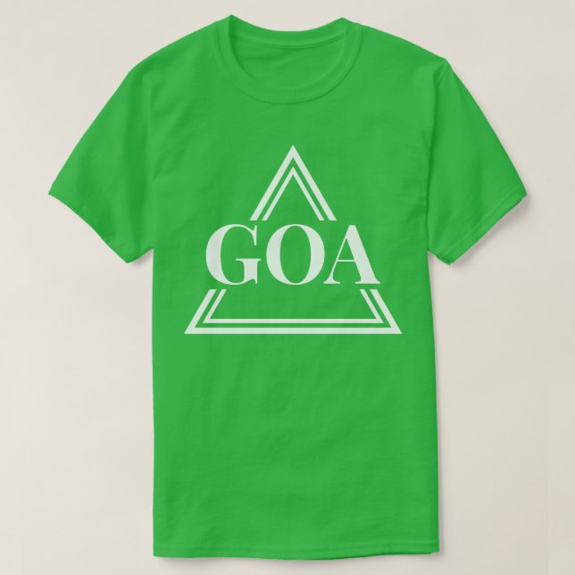 Camiseta Partido EDM Festival EDM do GOA Techno House (Frente do Design)
