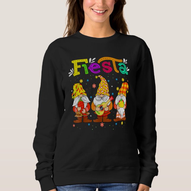 Camiseta Partido Fiesta Gnomos Mexicanos Felizes Cinco De M (Frente)
