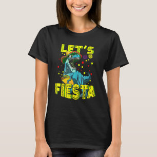 Camiseta Partido Fiesta vamos Tacossauro Mexicano Taco Cinc
