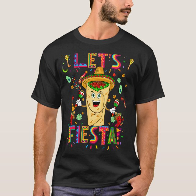 Camiseta Partido Mexicano Cinco de Mayo permite a mulheres  (Frente)