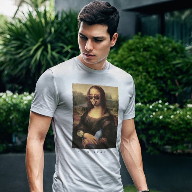 Camiseta Partido Modern Mona Lisa (Criador carregado)