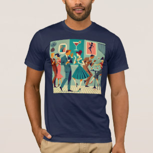 Camiseta Partido Moderno do meio século, A Dança Martini