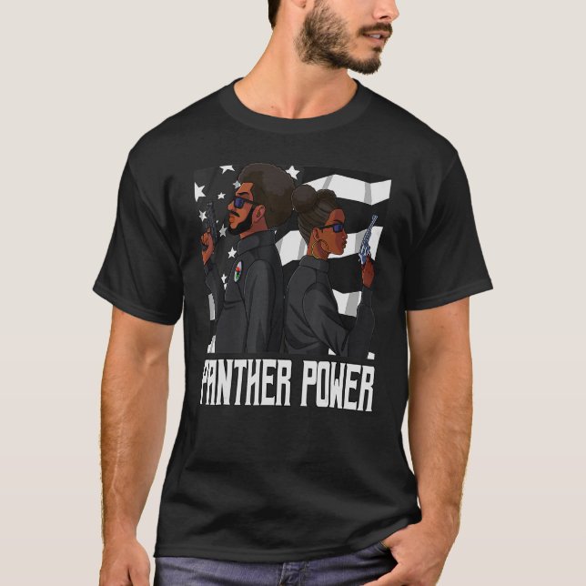 Camiseta Partido Panther do Mês da História Negra (Frente)