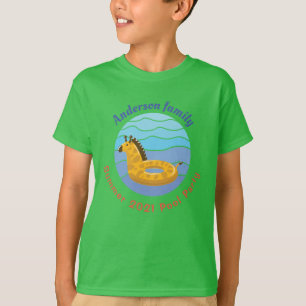 Camiseta Partido Personalizado da piscina de Nadação
